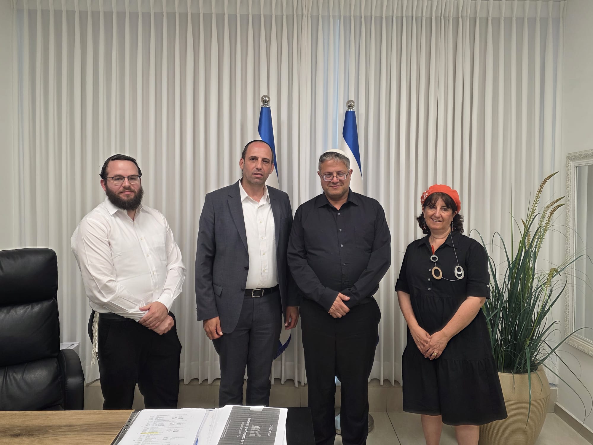 ביקור שר הפנים  בן גביר בעיריית בית שמש